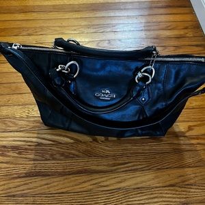 Genuine black coach purse